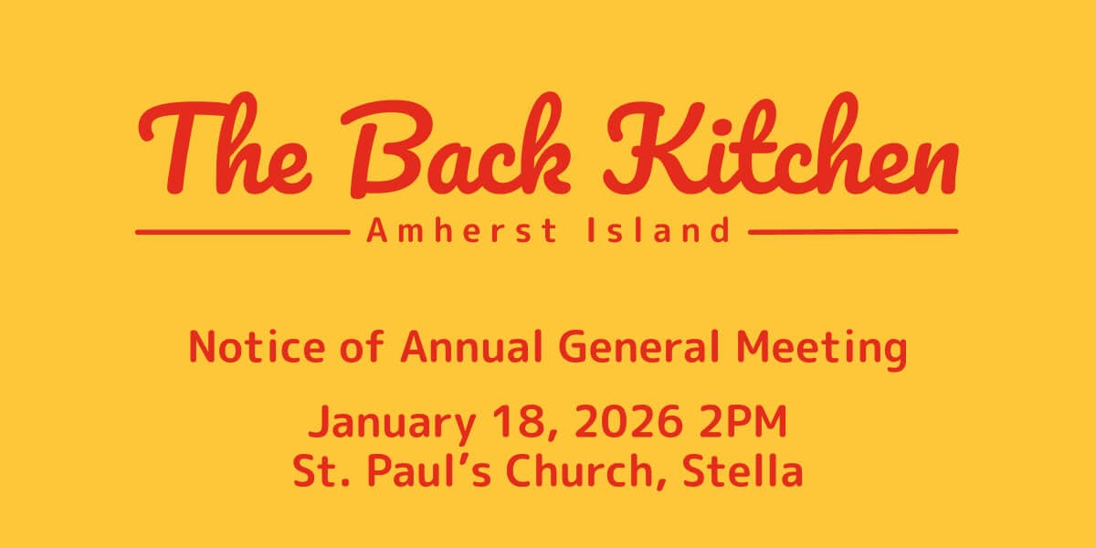 Back Kitchen AGM